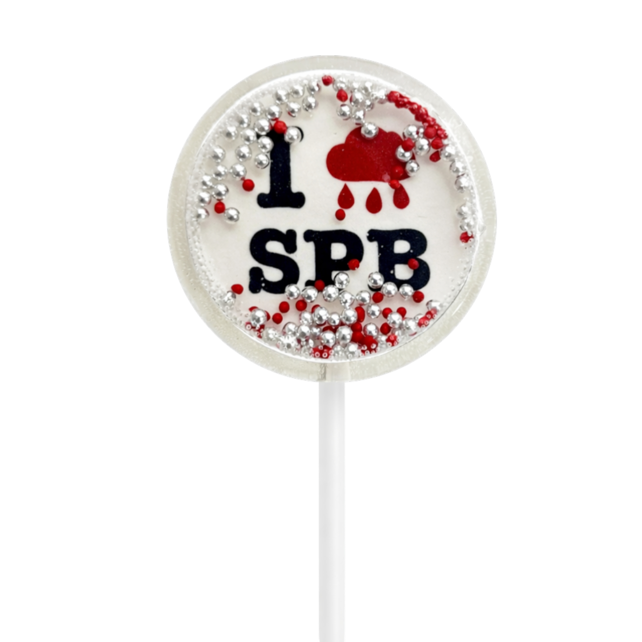 Леденец-погремушка без сахара I love SPB - Luppu